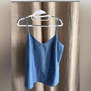 J. Crew denim tank top
